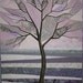 Art Quilt - "Frosty Winter Morning"