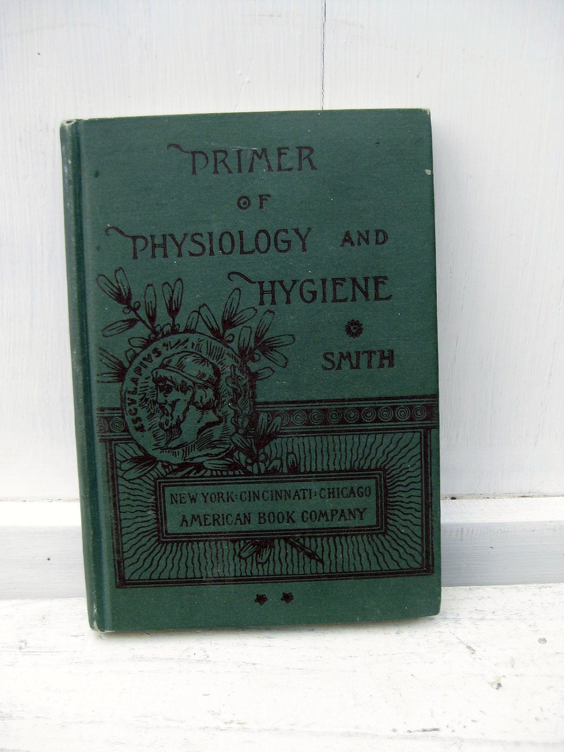 Antique Book - Primer of Physiology and Hygiene from 1885 - Antique Medical Book