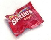 Candy Drawing Skittles on Colored Pencil