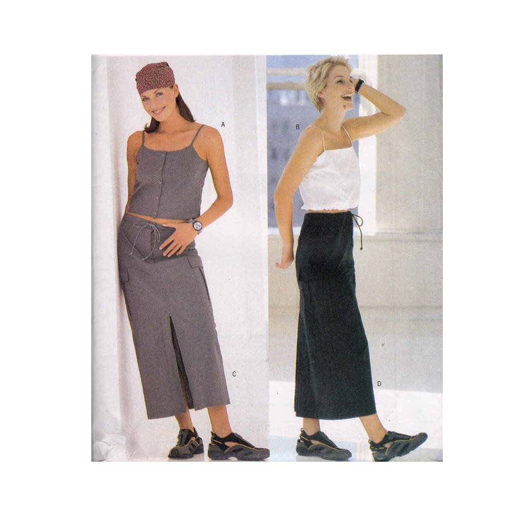 Top and Skirt Sewing Pattern - Size 18, 20, 22 - Butterick 6540 - Uncut, Factory Folds