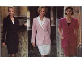 Design Your Own Suit Sewing Pattern - Size 8, 10, 12 - Simplicity 9878 - Uncut, Factory Folds
