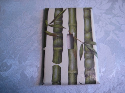 Bamboo Light Switch Plate Cover