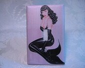 Betty Page Mermaid Light Switch Plate Cover