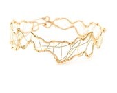 Gold Wire Bracelet Eco Friendly Jewelry