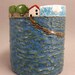 Not Alone...Whimsical Porcelain Cup