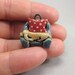 DACHSHUND...Portable Micro Pet......Stoneware Pendant/Necklace