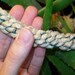 Hemp Rope Style Necklace made with Forest Green and Natural twine