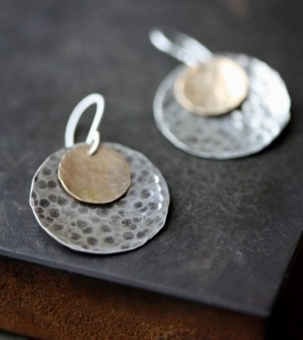 SALE- Little Disc Earrings