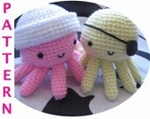Tako the Pirate / Sailor Octopus Amigurumi Crochet Pattern