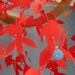 Shimmery Red/Gold KOI FISH Paper Mobile - LARGE