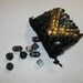 Scale Maille Dice Bag in knitted Dragonhide armor Evil Enforcer