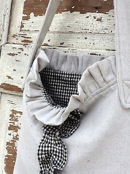 Canvas Hip Bag, Folk Style, Natural Canvas, Boho,