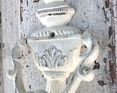 Door Knocker, Vintage Yellow, Chippy and Distressed, New House, Cottage Decor