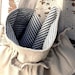 Ruffled Shoulder Canvas Bag, Rustic Ruffles, Farmhouse, Shabby Romantic