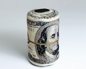 Rolled Banknote Shape Pillow, US dollar