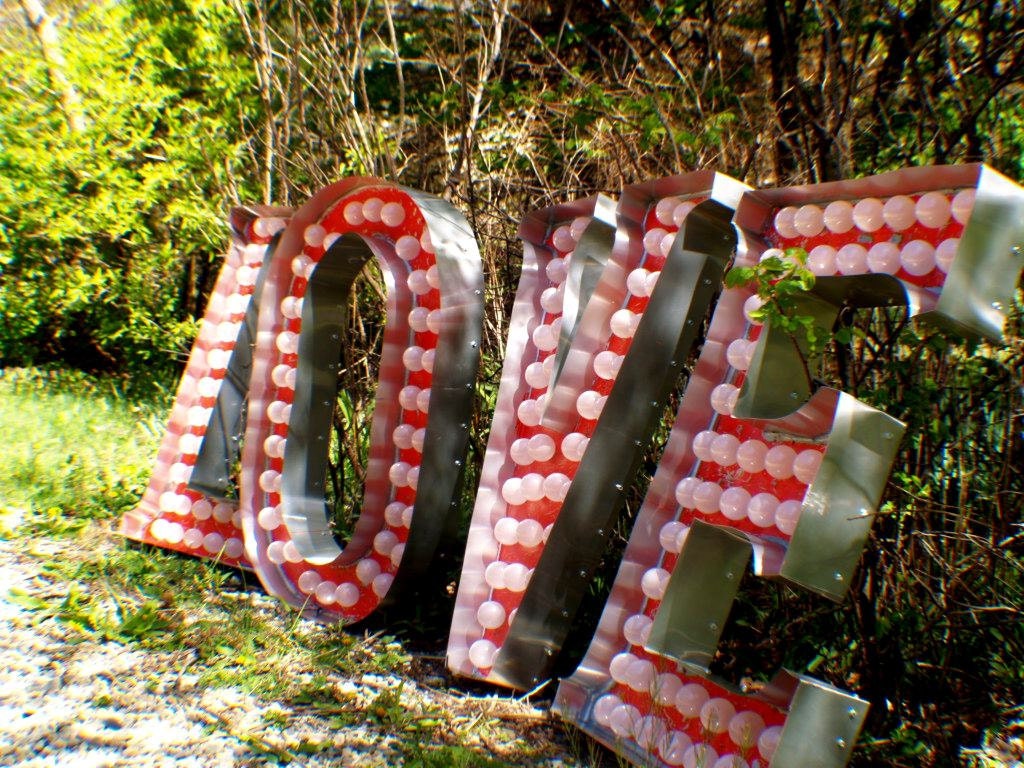 3ftx2ft Vintage Marquee Art Letter SMASH STYLE Deluxe 2 Channel
