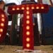 24 X 23 X 4.5 LARGE Movie Theater Vintage Marquee Art Letter Carnival Available