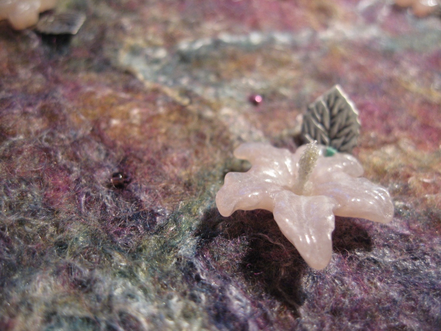Wet Felted 3D art - Fairy Glen