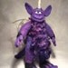 Wee Beastie - Paul the Purple People Eater - Needle Felted Pocket Monster