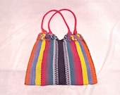 Shoulder bag beach bag small grocery bag