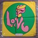 Vintage Orig. 1968 PETER MAX LOVE Vinyl Pillow