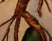24x8 inch Mixed Media Painting- Obstables