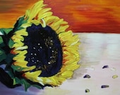 24x36 Acrylic painting on canvas- Budding Romance