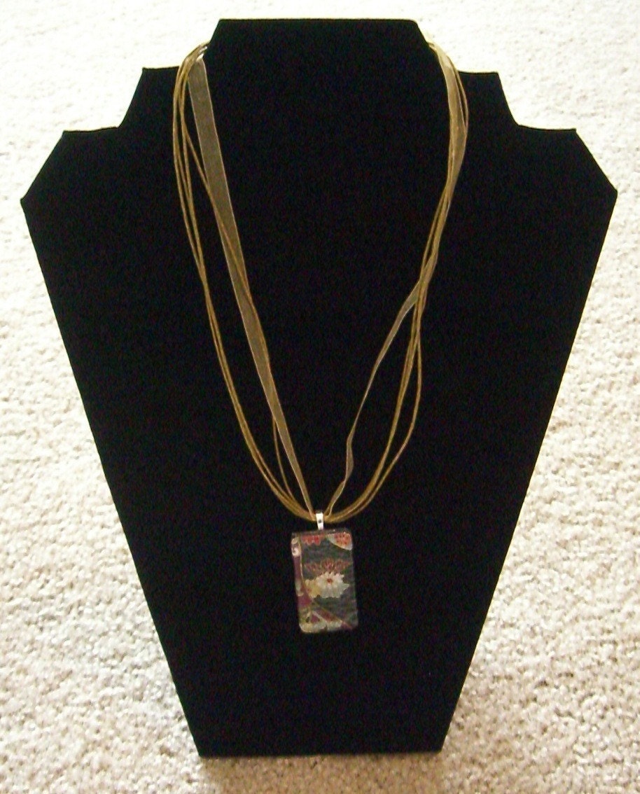 Black Velvet Necklace Display 8.25 x 12 inches High