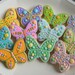 Large Butterfly Decorated Cookie Favors - Butterfly Decorated Cookies - Butterfly Cookies - Cookie Gift - 1 Dozen