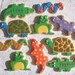 Reserved for Amy---REPTILE COOKIE FAVORS - Reptile Decorated Cookies - Alligator - Frog - Snake - Turtles - Lizard - 15 Cookies