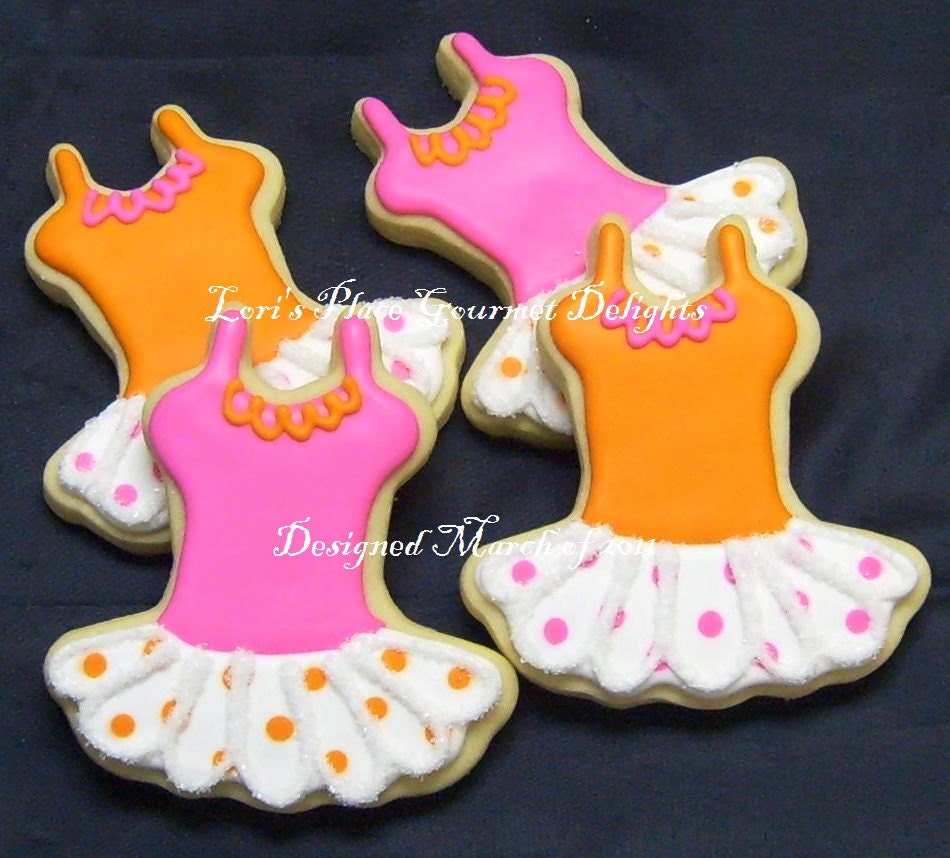 Tutu Cookie Favors - Ballerina Cookie Favors - Ballerina Tutu cookies - 1 Dozen