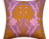 Pink Pillow Cover - Nouveau Bouquet Rose