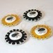 PENNY RUG STYLE SPIDER HALLOWEEN ORNAMENTS