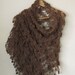 Brown Mohair Shawl