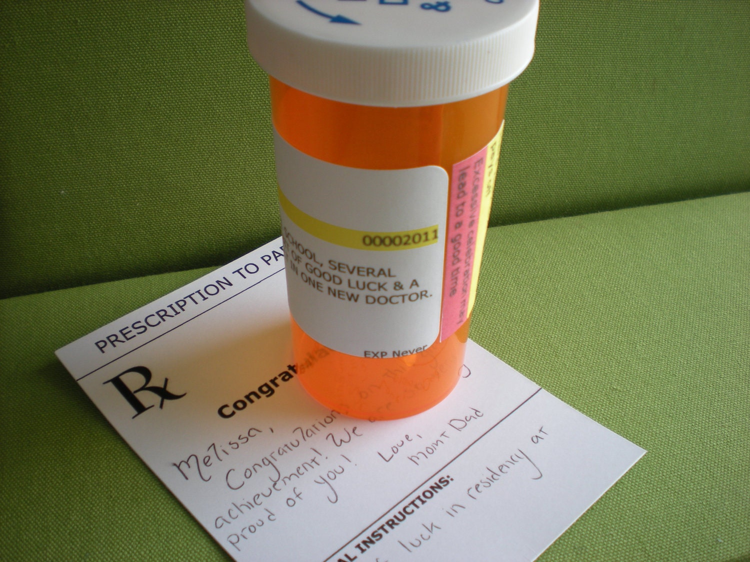 Prescription For the Graduate, Congratulations Card