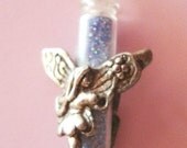 PIXIE PEWTER   FAIRY DUST  Vial  PENDANT  Just add chain or ribbon...