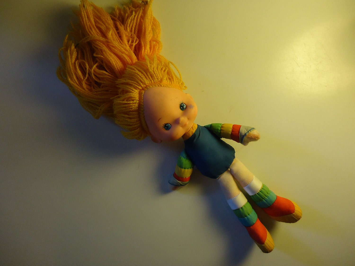 Vintage, Rainbow, Brite, Doll, 1980s, cartoon, animation, colorful, action figure, starlight, blonde,