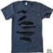 Men's WHALES t shirt american apparel S M L XL (13 Colors Available)