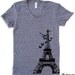 Womens EIFFEL TOWER T Shirt american apparel S M L XL  (15 Colors Available)
