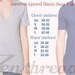 Unisex - LOTUS FLOWER Deep V-Neck american apparel T Shirt XS S M L (11 Colors Available)