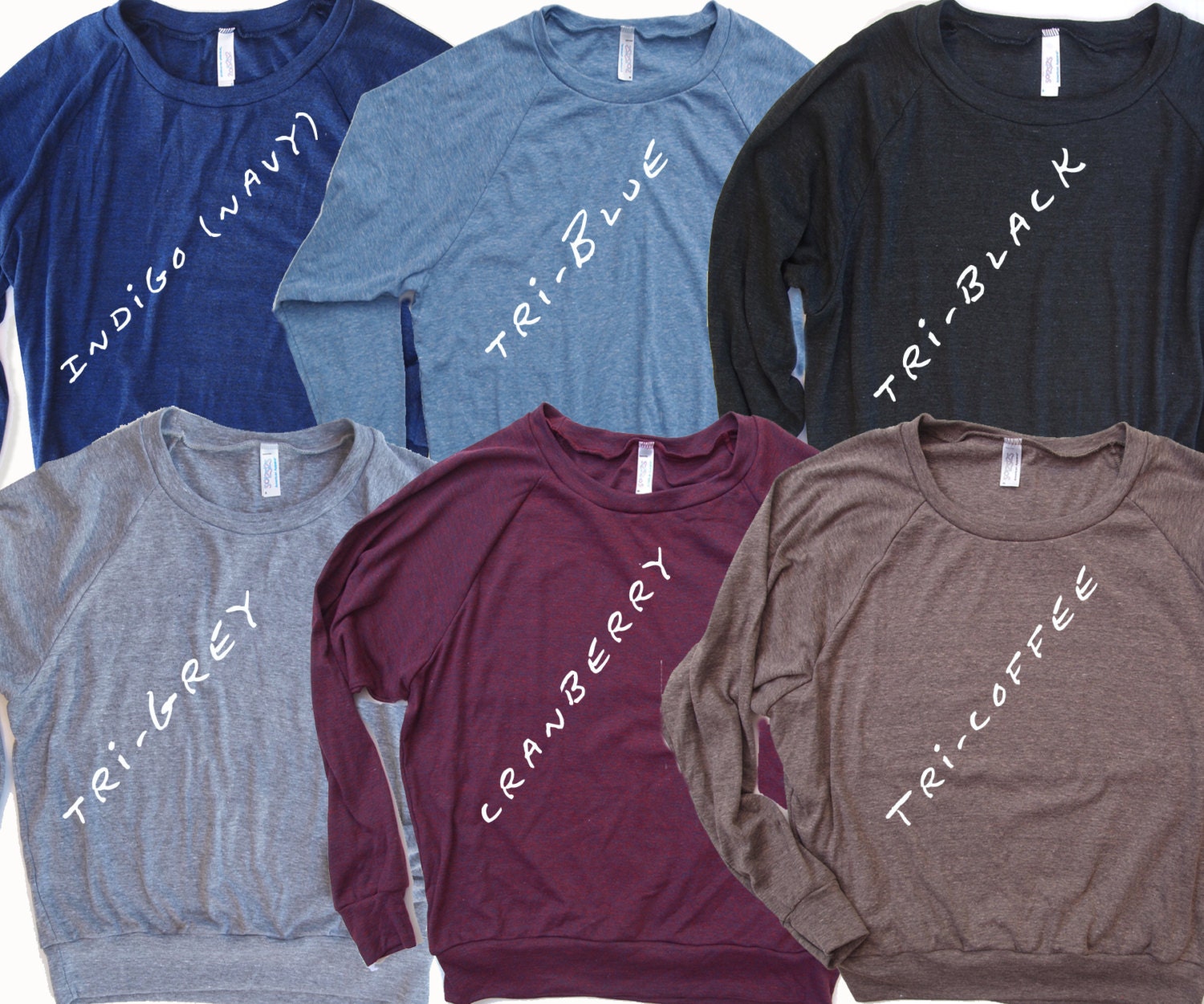 Womens OCTOPUS Tri-Blend Pullover - american apparel S M L (6 Color Options)