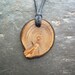 Beautiful Natural Wood Pendant - English Elm - for Love.