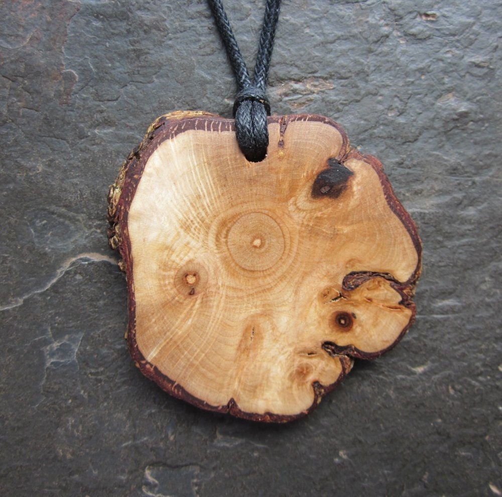 Reserved for Moontree13. Unique Natural Wood Pendant - Hazel - for Wisdom.