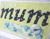 mum... fabric gift card