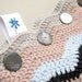 SALE - Vera... crochet 'granny cushion' cover