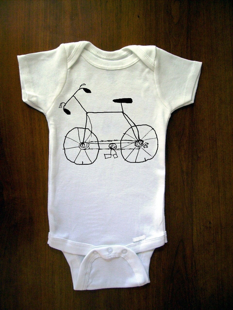 Free Bike Rides Graphic Baby Bodysuit By TrulySanctuary, Great Baby Shower Gift, First Birthday Gift Or Party Favor