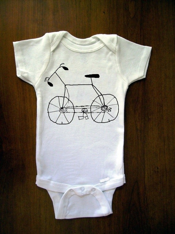 Free Bike Rides Graphic Baby Bodysuit By TrulySanctuary, Great Baby Shower Gift, First Birthday Gift Or Party Favor