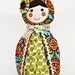 Babushka Doll Pattern. PDF Sewing Pattern. Home Decor, Doorstop, Book Ends, How to Make Russian Matryoshka Dolls. DIY by Angel Lea Designs