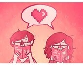Custom couple Illustration - Simple Style Cartoon Portrait