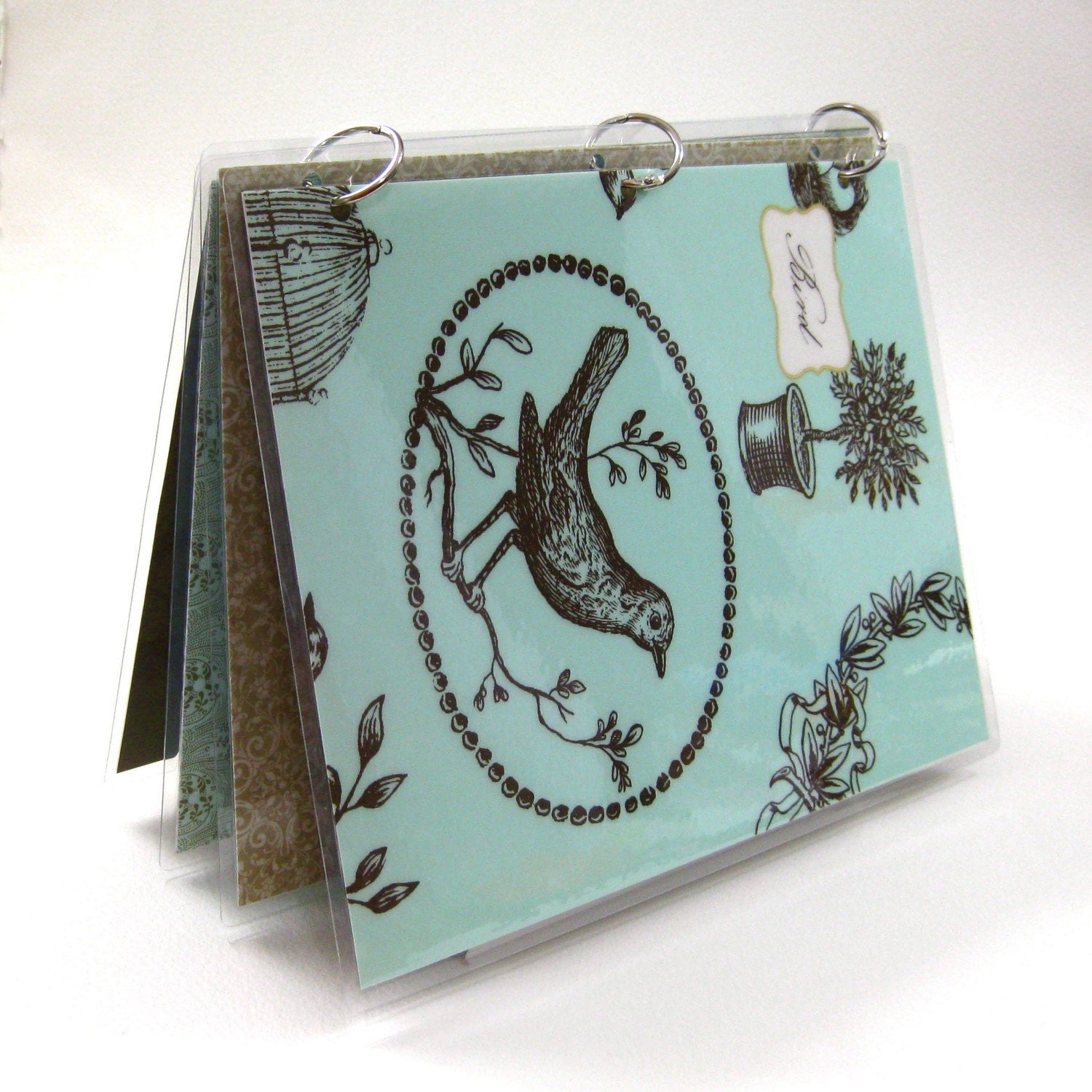 9 x 11 Notebook Binder, French Blue Bird